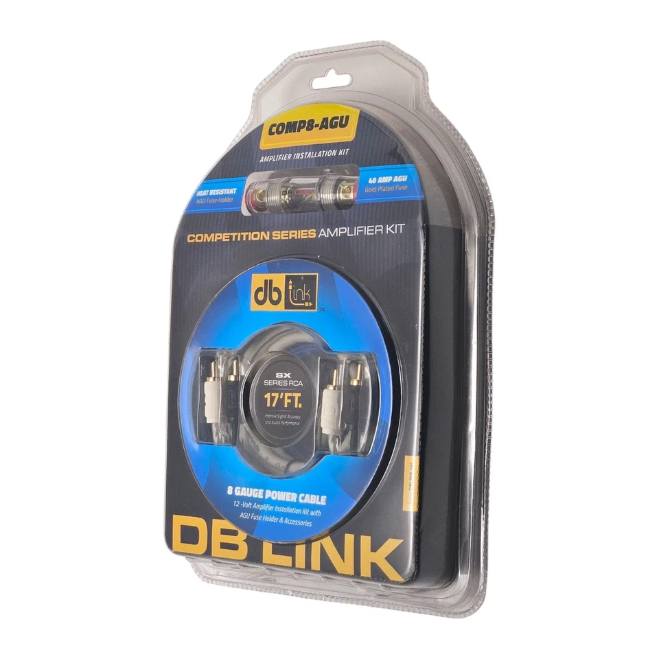 DB Link COMP8-AGU 8-gauge 12-Volt Competition Series Amplifier Installation Kit - Image 2 of 4