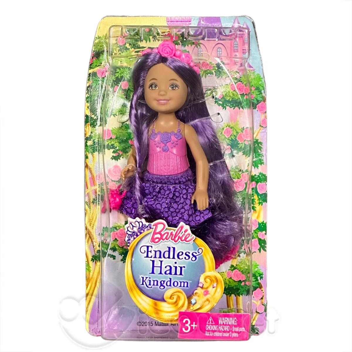 Barbie endless hair kingdom princess doll purple clearance