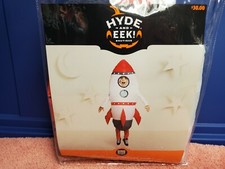 Kids Inflatable Rocket Ship Halloween Costume Bodysuit By Hyde EEK One Size