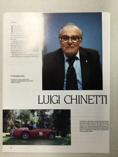 Ferrari #473 Article Person Luigi Chinetti Interviewed 1Q 1991 8 page SUOER!!