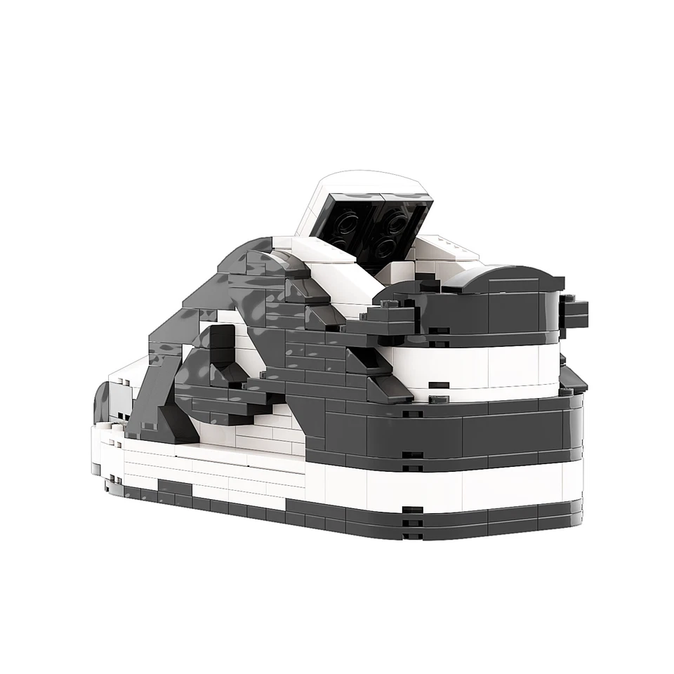 SB "Panda" Sneakerbricks LEGO-Like Sneakerhead 3D Juguetes de construcción Foto 4 de 4