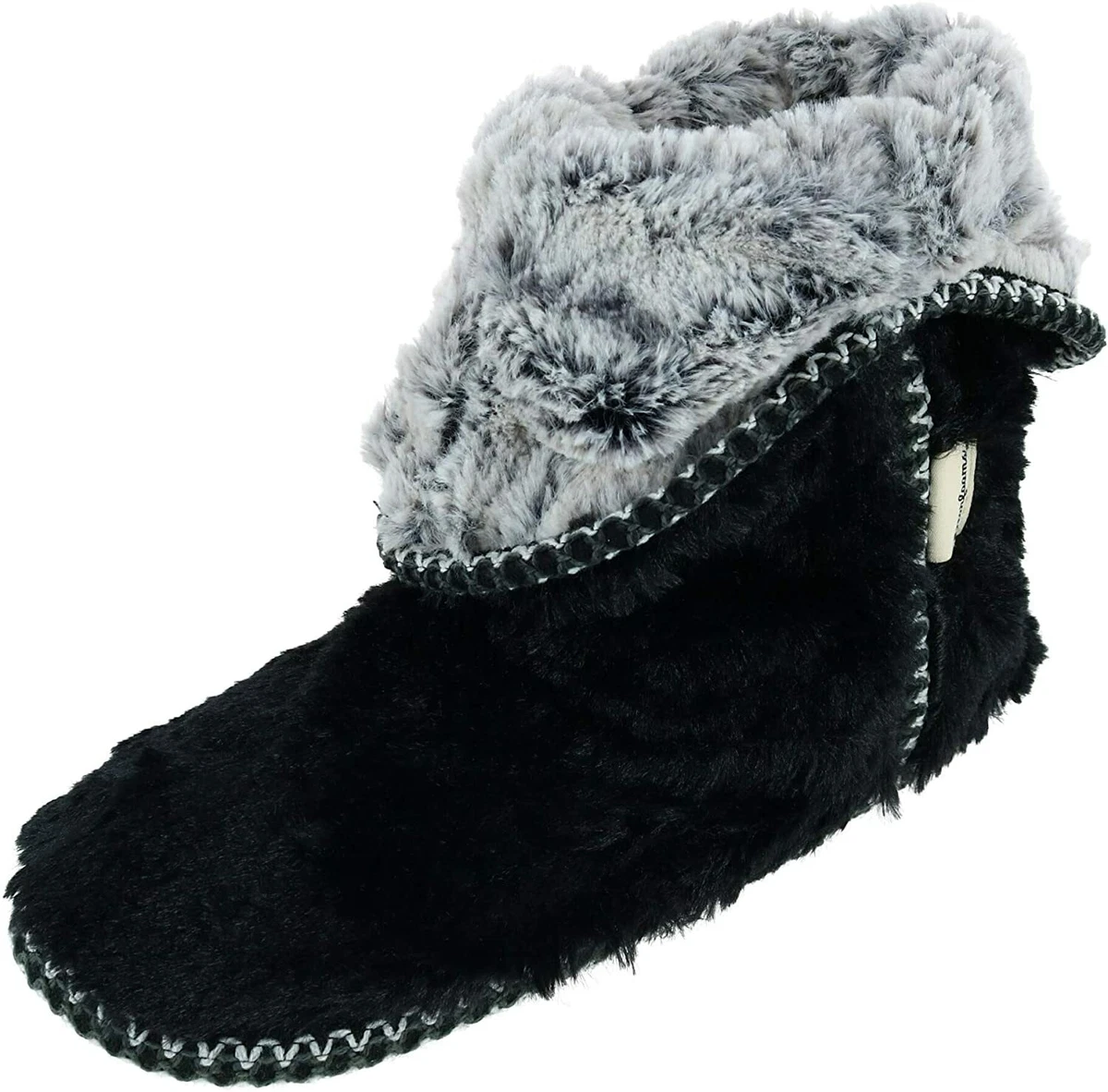 Furry boot best sale slippers
