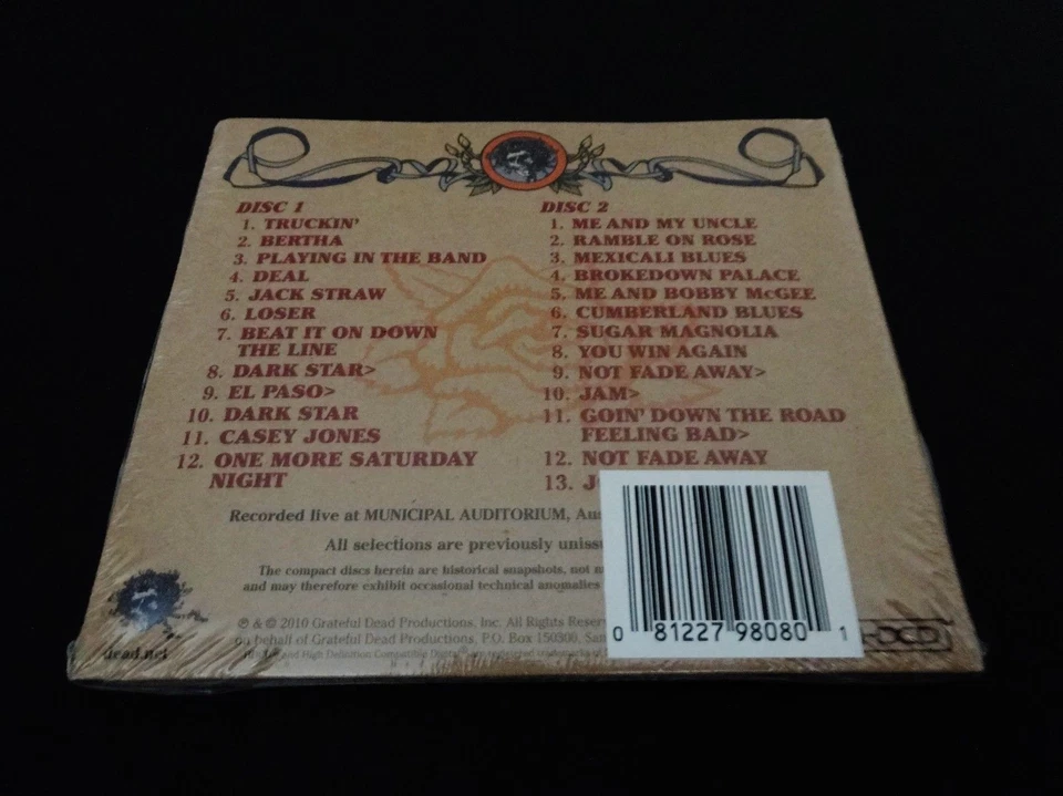 Grateful Dead Road Trips Vol. 3 No. 2 Austin 11-15-71 Texas 1971 TX GD Tour 2 CD - Image 2 of 4