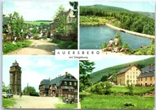 Postcard - Auersberg with Surroundings - Germany