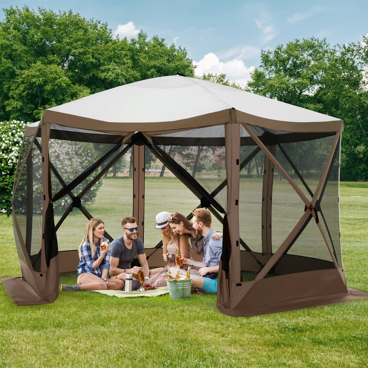 Gazebo top netting 12x12