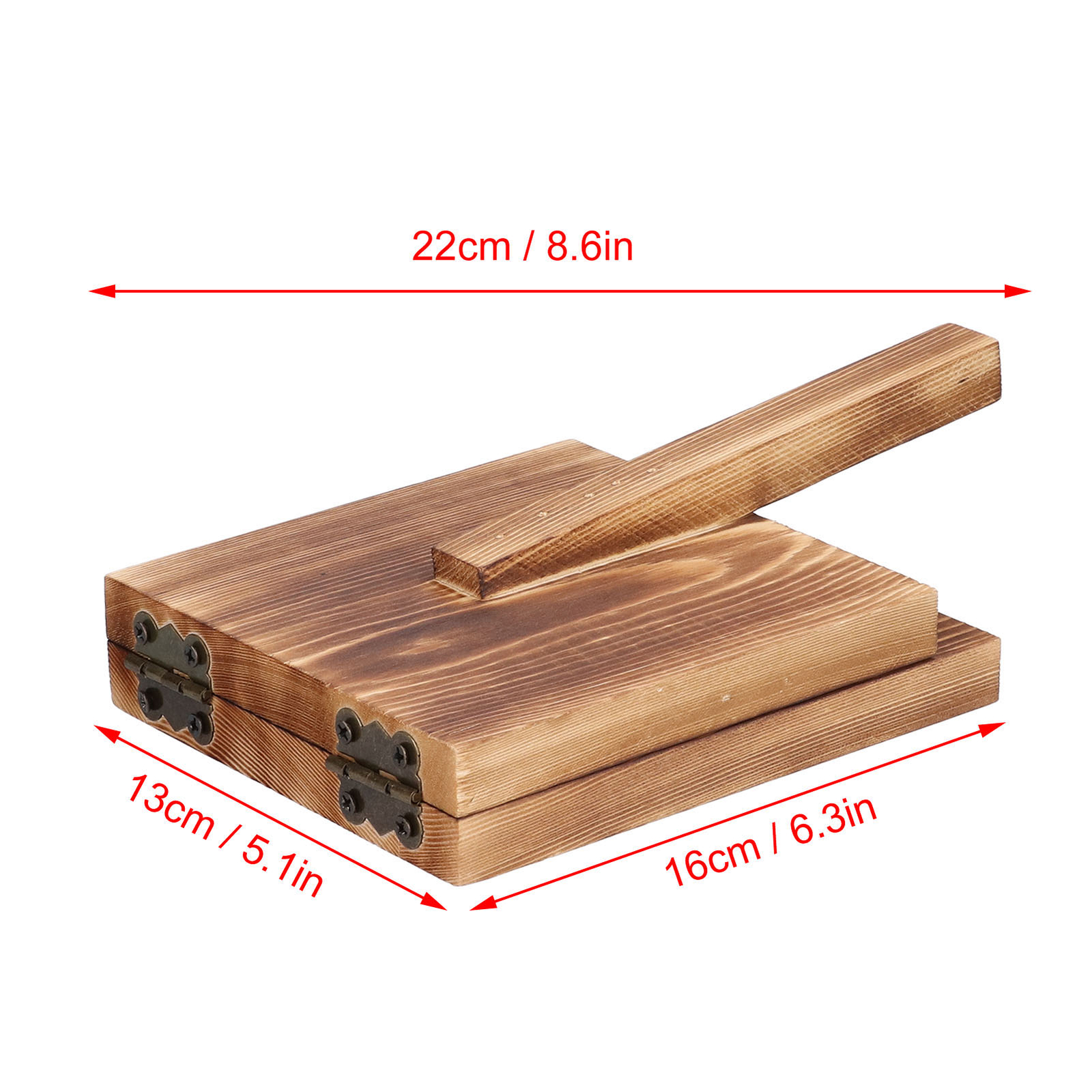 Tortilla Press Wood Multifunction Nonslip Wooden Handle Fine