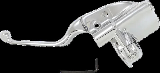 DS Chrome Front Brake Master Cylinder 12.7mm Harley Low Rider 107