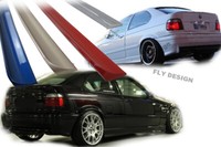 Heckspoiler Passend FüR BMW E36 Compact 3Er, Lackiert Titansilber Silber