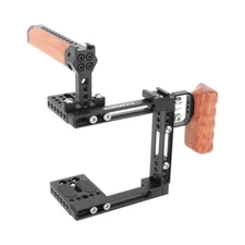 CAMVATE Universal Canon Nikon Sony Panasonic Camera Cage Kit w/ Top Side Handle
