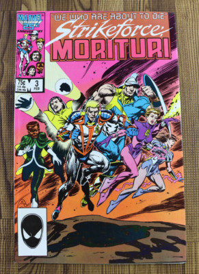 1987 Marvel Comic Strikeforce Morituri #3 VF/VF+
