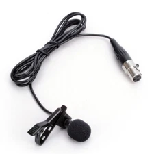 Lavalier/Lapel TA3F Mic 3 Pin Mini XLR Microphone For AKG Samson Wireless system