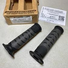 PRO GRIP 719 Sportbike Grips, Open Ends, Black/Titanium PA0719OENE02 298, NEW