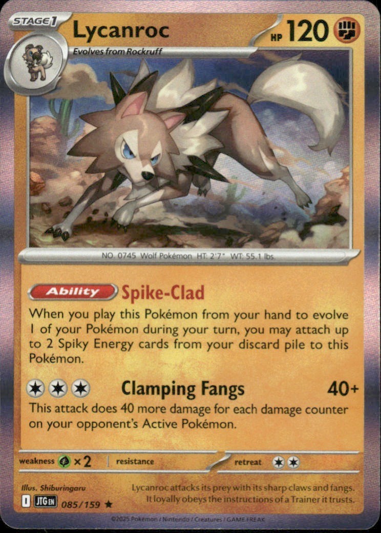 085/159 Lycanroc Holo NM