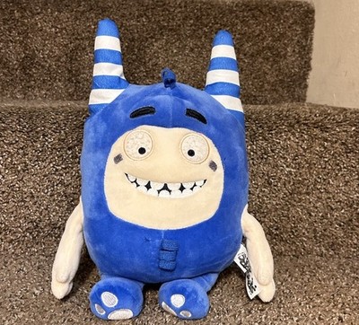 Oddbods Cartoon Stuffed Plush Toy Soft Blue Pogo 13'' Used