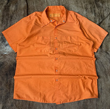 Durable Press Vintage Red Cap Florida gator trucker button down