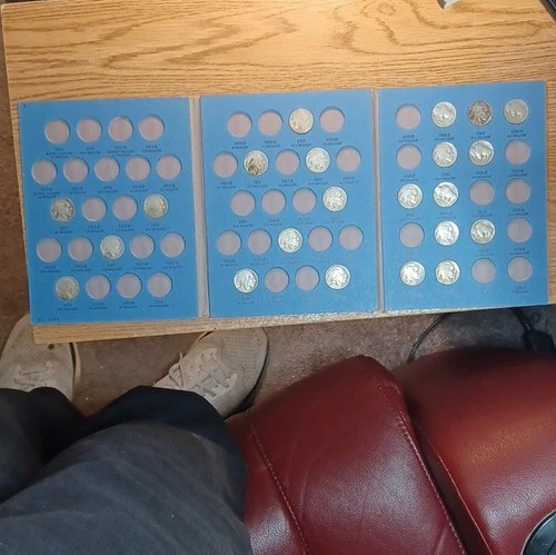 US Buffalo Nickel Collection in Album 1913-1938 Multiple Dates