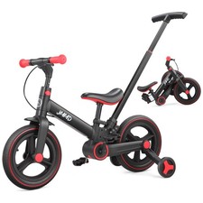Toddler Bike with Push Handle for Kids 18-60 Months, 6 in 1 Foldable Push Bike