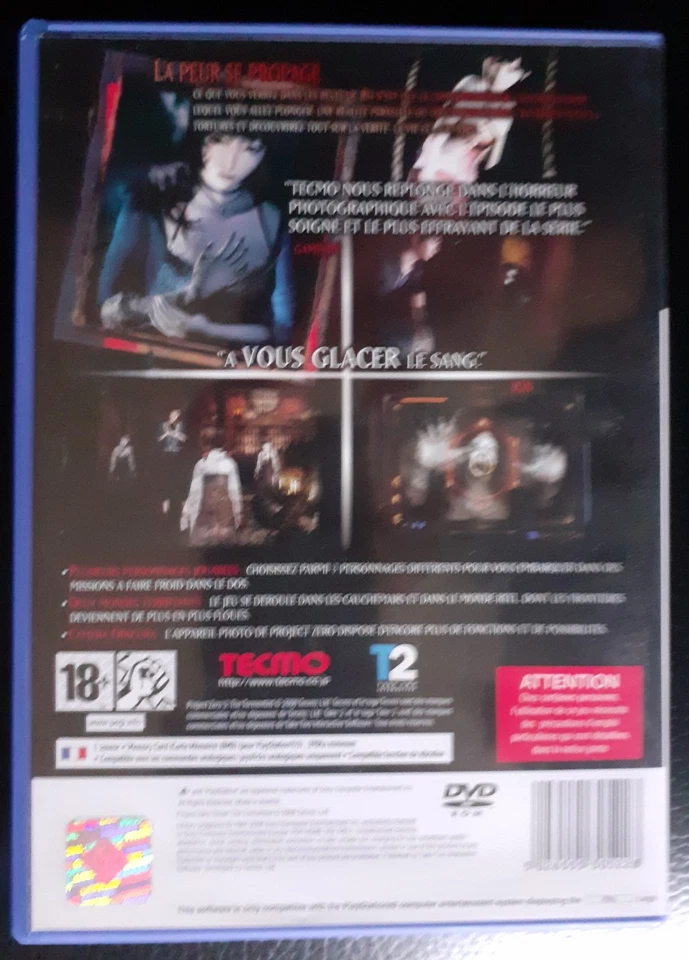 Project Zero III - The Tormented - Playstation 2 - PS2 - PAL FR - Imagen 2 de 3