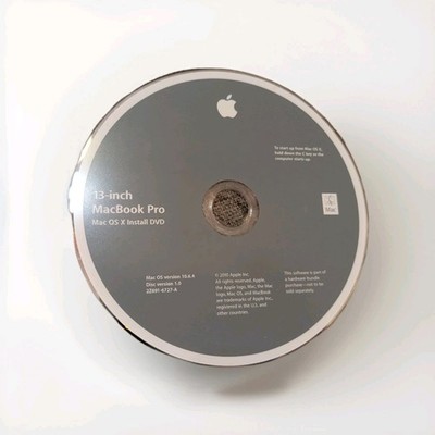Macbook OS X Install DVD App Install iLife Drop 13 In Hardware Test Disks 10.6.4