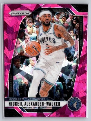 2024-25 Panini Prizm #135 Nickeil Alexander-Walker Prizms Pink Ice