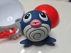 Vintage 1999 Pokémon Poliwag Squirt Toy Burger King with Poke Ball