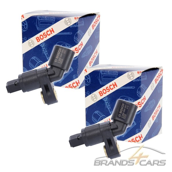 Bosch 2X ABS-SENSOR RaddrehzahlfÜHler Vorne Links Rechts FÜR Seat Leon 1M 99-06-image