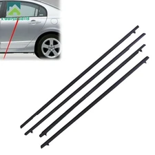 Suitable For Honda Civic 2006-2011 4-Door Window Moulding Weatherstrip Seal Belt