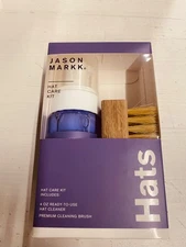 Jason Markk Hat Care Kit, 4 oz Ready-To-Use Hat Cleaner & Premium Cleaning Brush