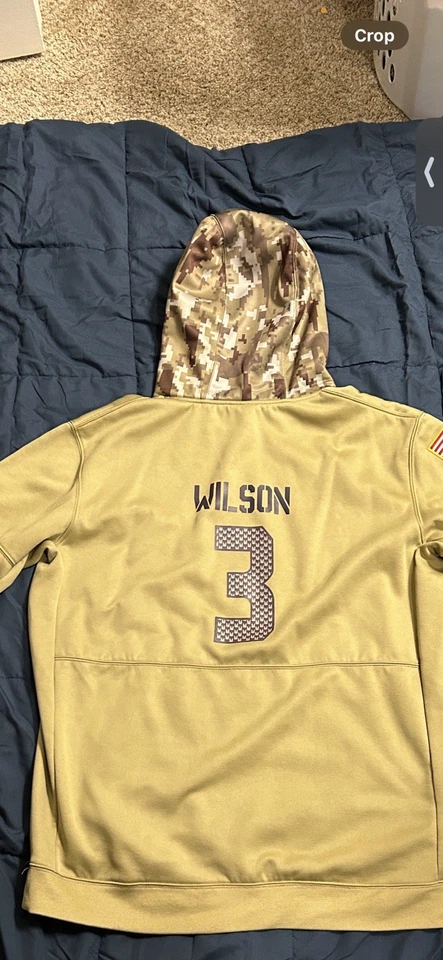 Толстовка с капюшоном Russell Wilson Seattle Seahawks NFL XXL 2XL - Изображение 2 из 2