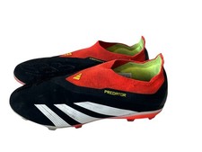 Adidas Predator Elite FG Laceless Football Boots Black/Orange UK 3.5 (11)