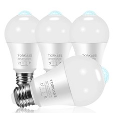 Motion Sensor Light Bulbs, E26 Dusk To Dawn Activated Security