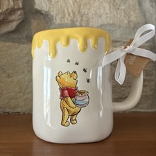 Rae Dunn Pooh Double-sided HOME IS WHEREVER THERE IS HUNNY Mug