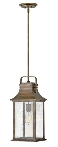 Hinkley Lighting 2392 Black 9"W Outdoor Mini Pendant - Picture 2 of 3