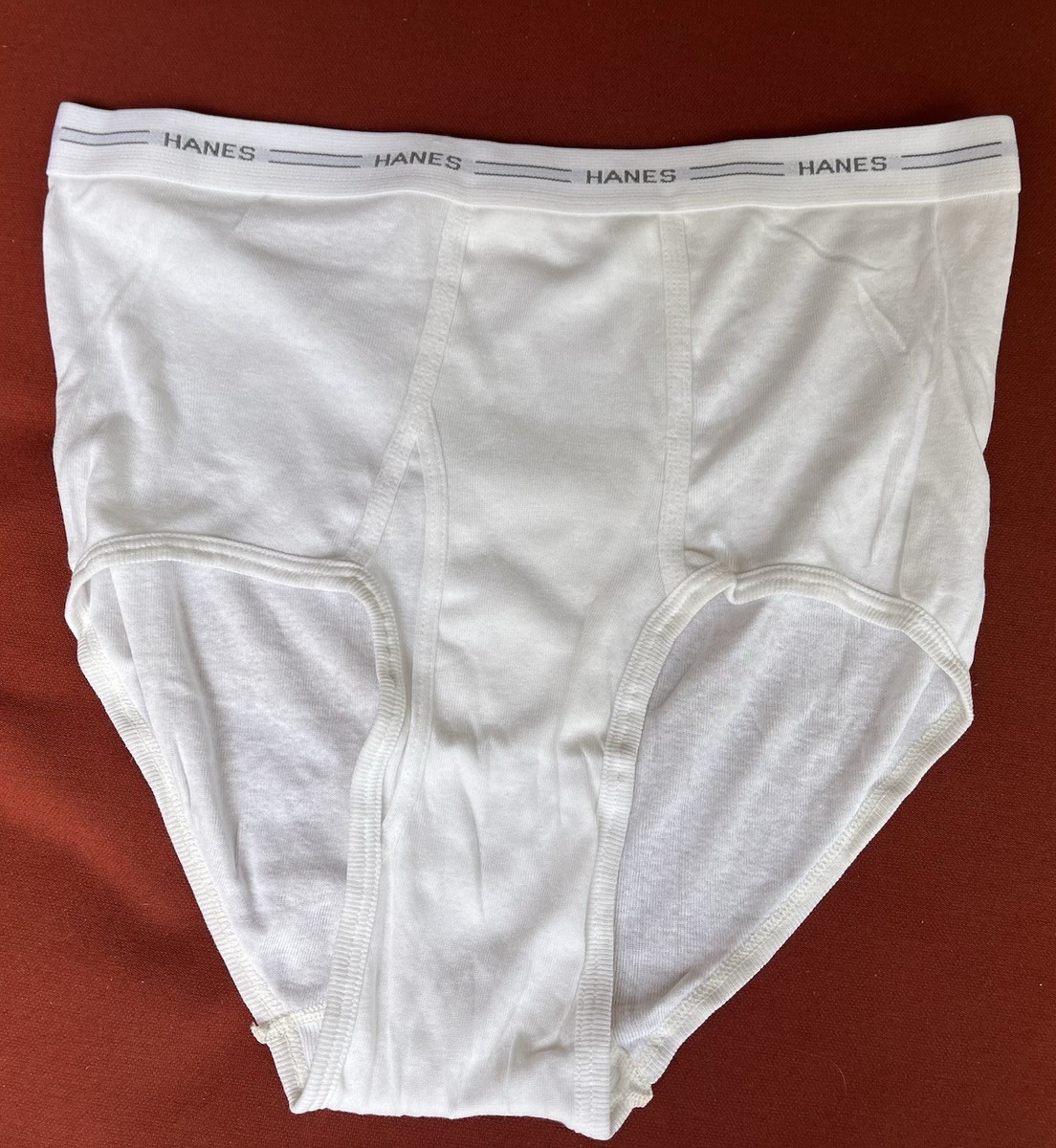 Rare Vintage 90's Hanes Men's classic White Briefs Comfort Flex