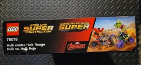 LEGO Marvel Super Heroes 76078: Hulk vs. Red Hulk, New & Factory Sealed. RARE 