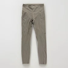 Lululemon Fast & Free 7/8 Tight II Non-Reflective Nulux 24" Grey Sage Women's 4