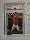 2018 Bowman Chrome Mike Trout #37 PSA 10