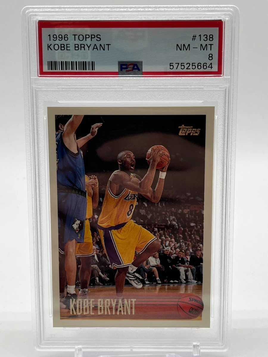 Topps Kobe Bryant 8 Graded Basketball Sports Trading Cards