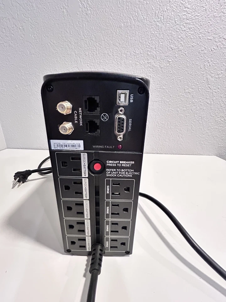 CyberPower CP1000AVRLCDa Uninterruptible Power Supply - Image 4 of 4