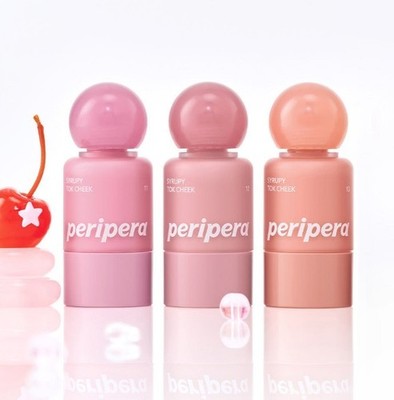 Peripera Syrupy Tok Cheek 15 Colors Glossy Dewy Blusher K-Beauty Makeup