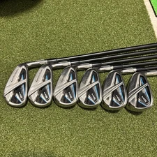 TaylorMade Sim Max 6-PW,AW Iron Set - KBS TGi 80g STIFF Graphite - See Photos