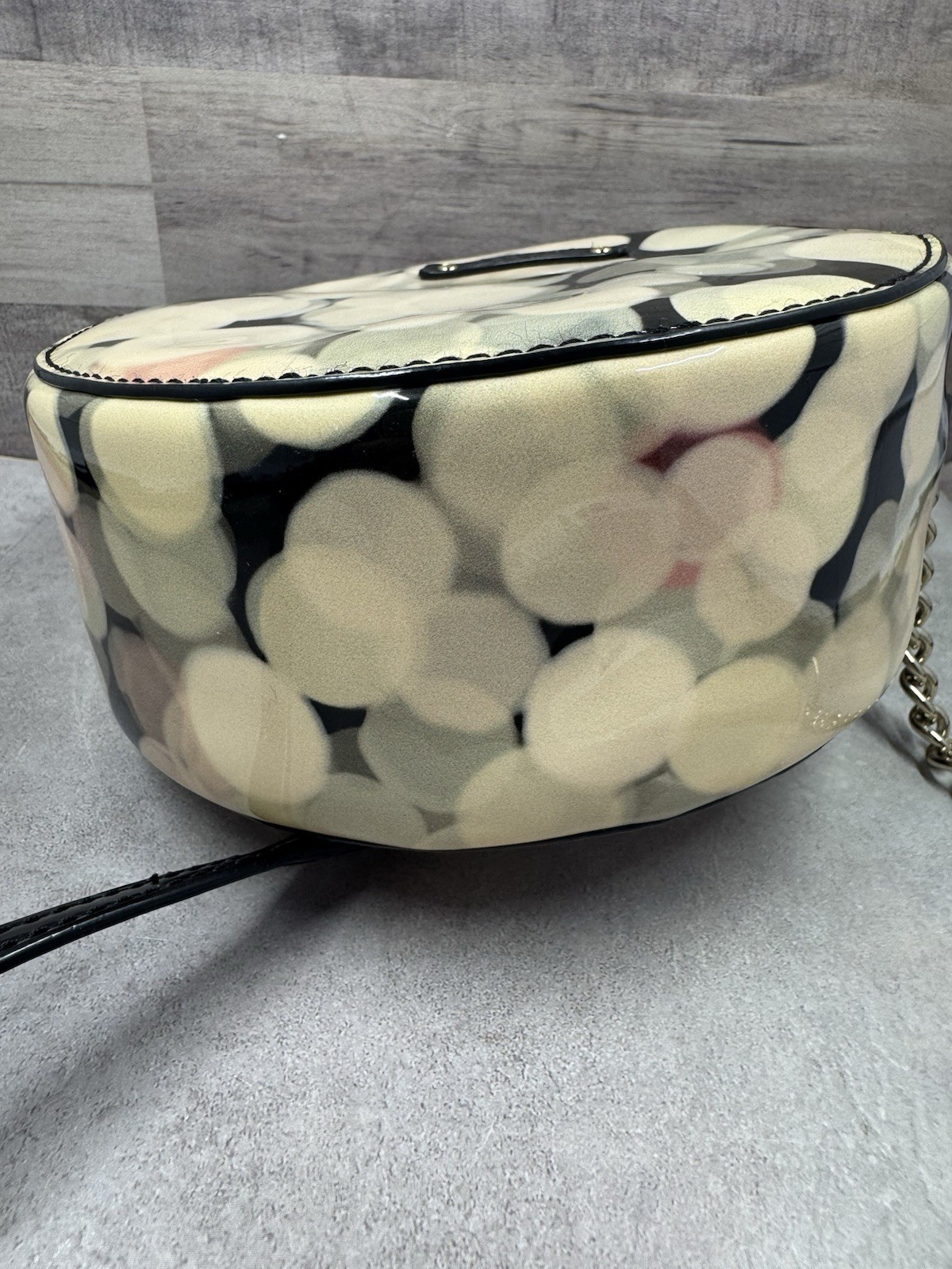 Kate Spade Cherry Terrace Round Bubble Patent Leather Shoulder Bag Crossbody