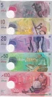 Maldives Set 5 UNC 5 10 20 50 100 Rufiyaa 2017-2025/2026 Polymer P A26-36  NHB