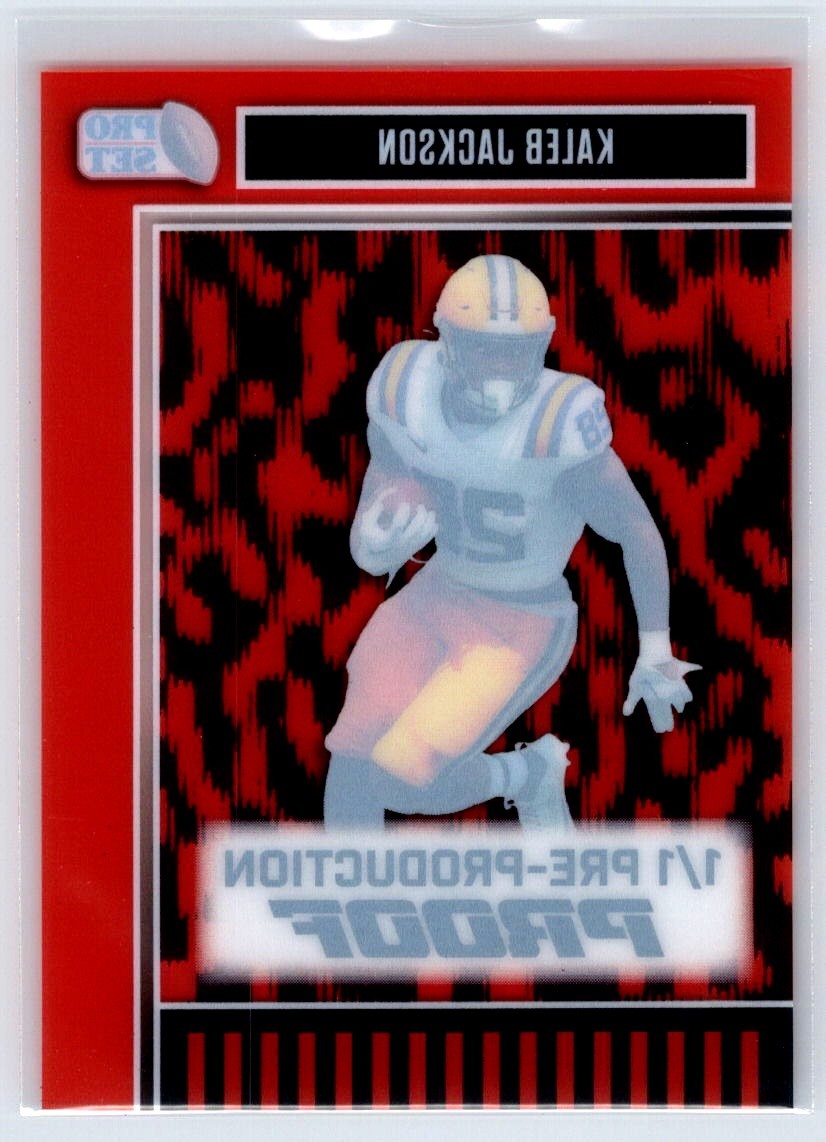 Carver Al Merrick31.75メンテツール、シリアル記載保証書付き 2025 Leaf Metal Pro Set Football Proof #1/1 Kaleb Jackson | eBay