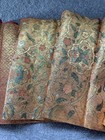 Luxury Japanese Kimono Fabric pure Silk Sash Belt, Flower six-pass pattern, gold — photo 7