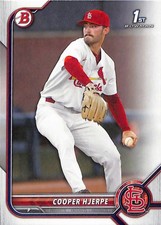 2022 Bowman Draft #BD-95 Cooper Hjerpe St. Louis Cardinals 1st Bowman