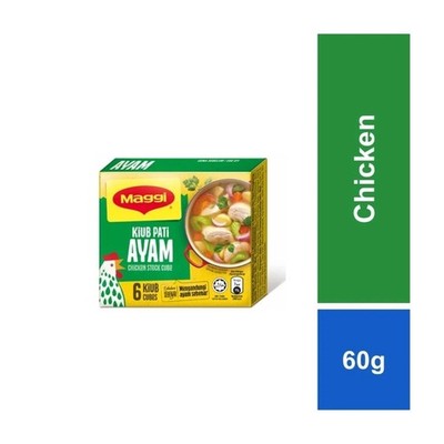 3 Packungen x MAGGI Hühnerbrühe Würfel Malaysia je 6 Würfel Kiub Pati Ayam