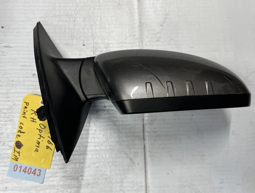 2015 OPTIMA Passenger Side View Mirror Power US Built Paint code IM, OEM 014043