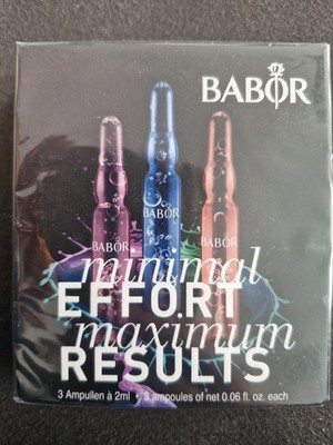 Babor Ampullen minimal Effort maximum Results 3x2ml Neu und OVP
