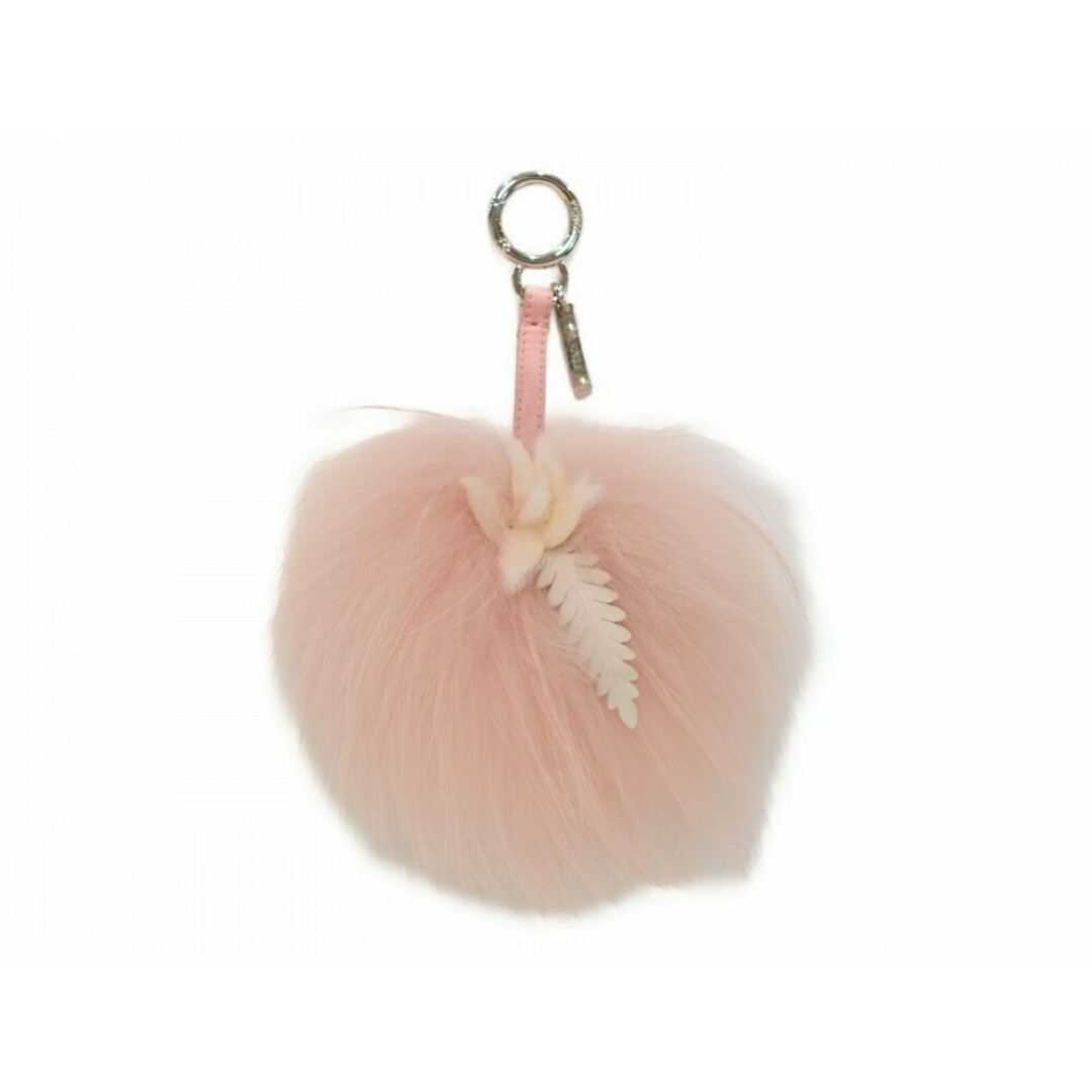 RARE FENDI Box Cloth Bag with Gala Charm 7AR259 in Pink White